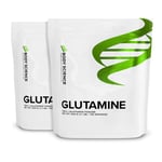 2 x Glutamiini - 500 g - Body Science Glutamine - Aminohapot