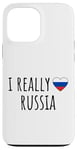 iPhone 13 Pro Max I Really Love Russia Case