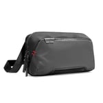 tomtoc Sac à bandoulière Sling pour Nintendo Switch/Switch modèle OLED, EDC Housse de Protection Circulaire Sac de Transport Compatible avec 10 Jeux, Switch Pro Controller