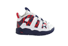 Nike Childrens Unisex Air More Uptempo Multicolor Kids Trainers - White/Red/Navy Leather (archived) - Size UK 4.5 Infant