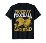 Fantasy Football Legend Commissioner Football FFL Champion T-Shirt