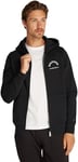 Tommy Hilfiger Men's Zip Hoodie, Black (Black), XXL