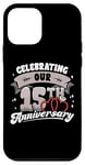 iPhone 12 mini 15th Wedding Anniversary Celebrating 15 Years Matching Gift Case