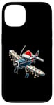 iPhone 13 RC Airplane Model Flight Pilot Christmas Hat Xmas Case