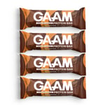 4 X Gaam Protein Bar 55 G Chocolate &amp; Almond