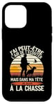 Coque pour iPhone 12 mini Cadeau idée Drôle Chasseur Homme Chasseur Humour Chasse