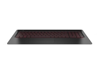 HP 859735-DH1, Underhölje + tangentbord, Nordic, Tangentbord med bakgrundsbelysning, HP, OMEN 15