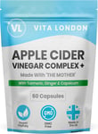 Apple Cider Vinegar Capsules with the Mother | 1500Mg + Complex with Turmeric, G