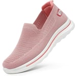 OFFCUP Basket Femme Marche Slip on Chaussures Femme Running Mode Sneakers Confortable Travail Outdoor Casual Mesh Légères et Respirant Fitness Mocassins Chaussures