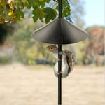 Groofoo - Garde de Maison d'Oiseau,18 pouces Squirrel Baffle, Déflecteur d'Écureuil Enveloppant Garde de Maison d'Oiseau pour l'Extérieur Protège Les