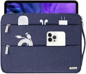 Housse Pour Macbook Air 2017 Pro 14 Pouces Pochette Pc Sacoche Ordinateur Portable Femme Homme Imperméable Compatible Avec Hp Lenovo Acer Asus Dell Fujitsu Huawei Bleu