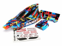 Traxxas 2448 Kaross Bandit Rock´n´Roll Målad