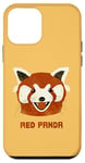 Coque pour iPhone 12 mini Panda rouge illustré