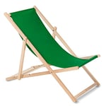 Green Blue k03 Chaise Longue Pliante Vert 118 x 59 x 8 cm