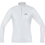 GOREWEAR M GORE® WINDSTOPPER® Base Layer Thermo Maillot ras du cou, Light Grey/White, XL