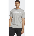 Adidas Adidas Essentials Single Jersey Linear Embroidered Logo Tee Urheilu MEDIUM GREY HEATHER