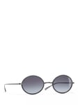 CHANEL Oval Sunglasses CH4248J Silver/Grey Gradient