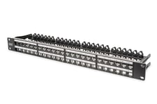 DIGITUS Patch Panel - Modular - For Keystone Modules - 19" - 48-Port (US IMPORT)