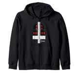 The Amityville Horror Halloween Upside Down Cross Poster Zip Hoodie