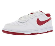 NIKE Homme BIG Low Sneaker, White Gym Red, 44 EU