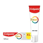 Colgate Total Original Toothpaste 125 ml | Toothpaste with 8 Benefits for Complete Protection | Stronger 24-Hour Bacterial Defence* | Unique Dual zinc Antibacterial Technology | Fresh Breath