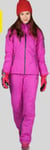 SJIUH Combinaison de Ski,Combinaison de Ski Femme Veste de Ski Blanche Femme Costumes de Snowboard Femme Combinaison de Sport d'hiver Ski Montagne Snowboard Vêtements de Neige, Ensemble Rouge ro