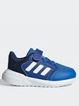 adidas Sportswear Infant Tensaur Run 3.0 Elasticated Trainers - Blue/white, Blue/White, Size 8 Younger