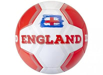 PMS 21030 Premium England Football-Size 5 (1 Pc.) -Classic 14-Panel Construction for Ultimate Performance, Durability & Speed, Multicolor