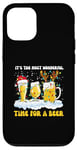 Coque pour iPhone 12/12 Pro Lover Christmas It's The Most Wonderful Time for a Beer