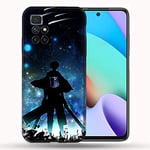 Cokitec Coque pour Xiaomi Redmi 10 Manga Attaque Titans Levi Multicolore