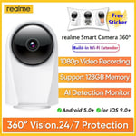 Realme Smart Camera 360° 1080P Video Recording AI Motion Security Monitor WI-FI