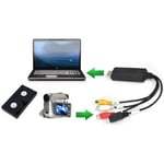 Convertisseur VHS vers USB Adaptateur PC TV Audio Vidéo DVD USB 2.0 WinXP / 2000