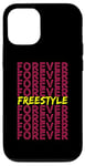 Coque pour iPhone 12/12 Pro Costume rétro Freestyle Forever années 80 pour concert