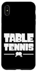 Coque pour iPhone XS Max Raquette de tennis de table professionnelle