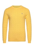 GANT Cotton Cable C-Neck Gul