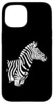 iPhone 15 Cute zebra head in the Sahara Children Men Women Zebra Case