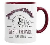 Tasse avec inscription en allemand « Daddy and Tochter » Meilleurs amis pour la vie, tasse de Noël Cadeau amusant, tasse à café, fête des pères - Cadeau de fête des pères - Anniversaire - Meilleur