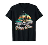 Cumberland Island Summer Vacation Beach Palm Tree Island T-Shirt