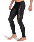 Skins A400 Mens Long Tights Black/Gold - M