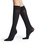 FALKE Women's Pure Matt 50 DEN W KH Semi-Opaque Plain 1 Pair Knee-High Socks, Blue (Marine 6179) new - eco-friendly, 2.5-5