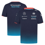 Williams F1 Racing Suit Herr T-shirt Team T-shirt 2024 Marinblå Sommar Sport Kortärmad Navy Blue 2XL