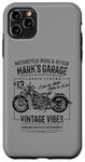 Coque pour iPhone 11 Pro Max Conception de garage moto pour la marque du nom