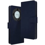 Folio Case for Honor Magic 5 Lite 5G Wallet and Video Stand Blue