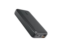 Aukey Pb-N74s Power Bank 20000Mah 22.5W Qc 3.0 Pd 3.0 5Xusb Scp Lcd Black, 20000 Mah, Litium, Svart