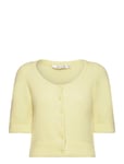 Alphagz U-Cardigan Tops Knitwear Cardigans Yellow Gestuz