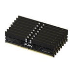 128GB (8x16) Kingston Fury Renegade Pro DDR5-6000 RAM CL32 ECC Reg Rdimm Mémoire