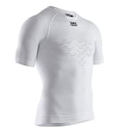 X-BIONIC Energizer 4.0 Light Shirt Round Neck Short Sleeve Men Homme, Arctic White/Dolomite Grey, FR : M (Taille Fabricant : M)