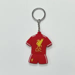 Gos- Football Club World Cup National Team Emblem PVC Mini Jersey Keychain Liverpool