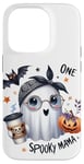 Coque pour iPhone 14 Pro Spooky Mama Ghost Halloween Boo Automne Halloween Fantôme