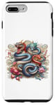 Coque pour iPhone 7 Plus/8 Plus Nouvel An chinois 2025 Année du serpent Nouvel An lunaire